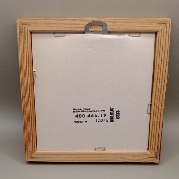 Elephant Art Illustration in Wooden Frame - Picture 3 of 3